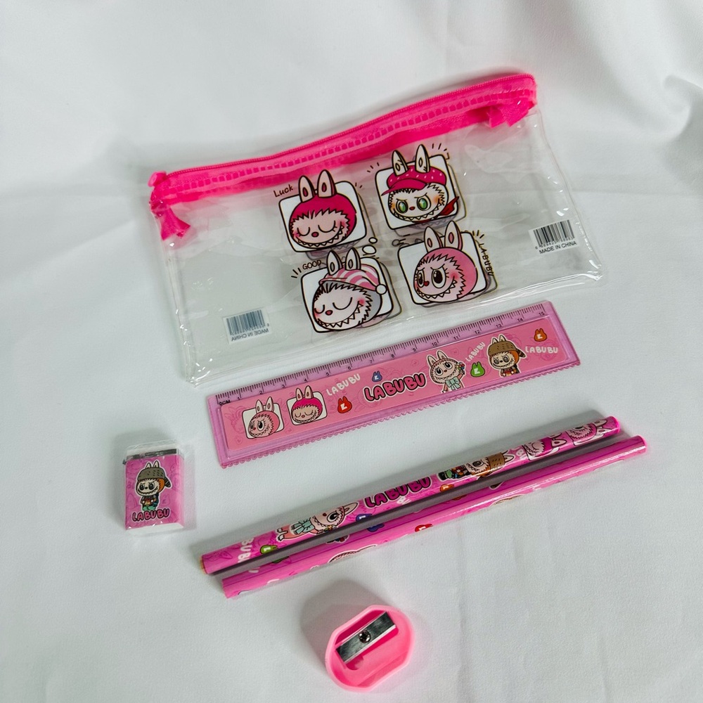 LABUBU PINK Stationery Set